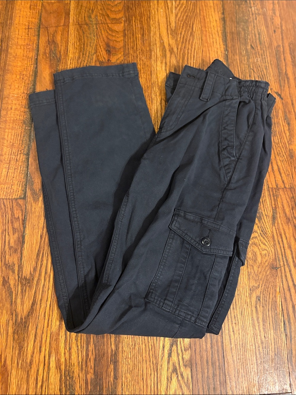 🎉NWOT! American Eagle Outfitters Black Boot Cut Cargo Pants